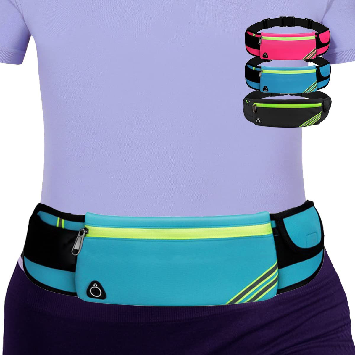 New Outdoor Fitness running waist bag multi-functional ultra-light small belt waterproof sports mobile phone storage waist bag wholesale