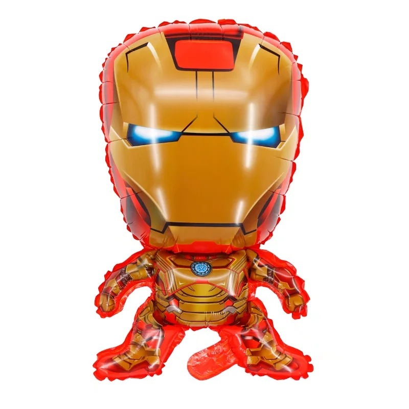 アベンジャーズのスーパーヒーローアメリカのキャプテンのスパイダーマンのアイアンマンのアリの緑の巨人のアルミニウムの膜の漫画の風船|undefined