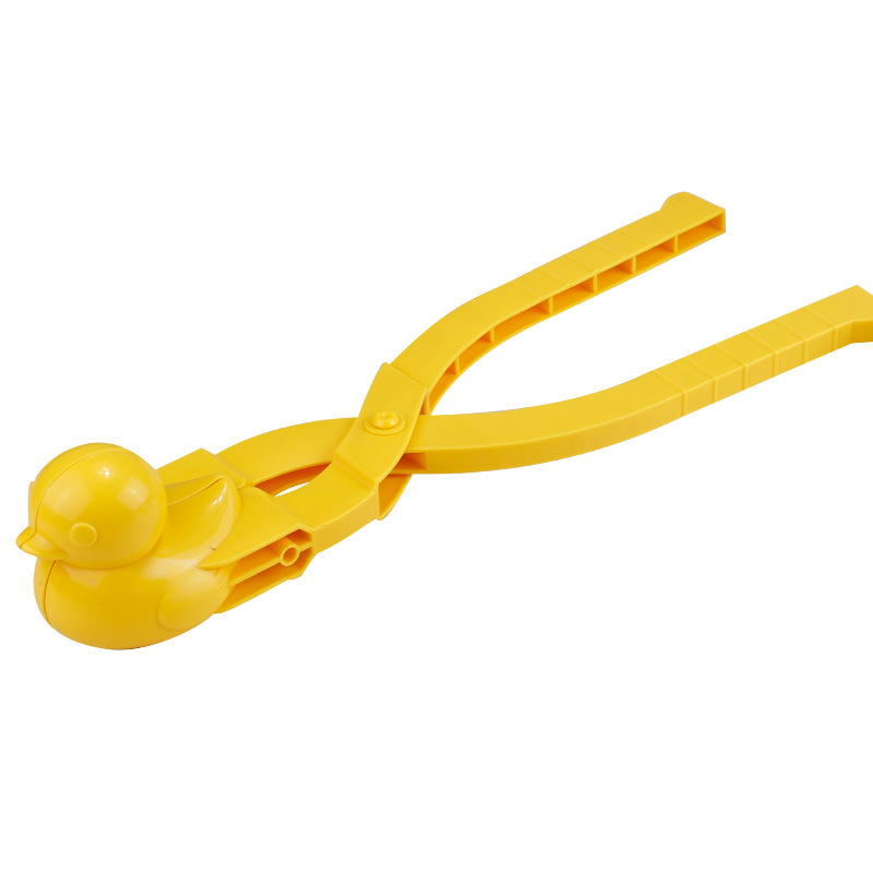 Snowball clip toy snow shovel snow clip batch hairpin snow artifact children's outdoor small yellow duck snowball clip cross-border exclusive
