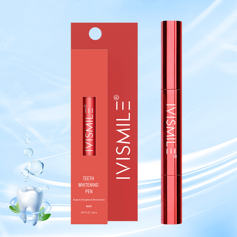 Ai Smile Gel Teeth Whiteness Pen Gentle Yellow Destain Brightening Pen Tooth Cleaning Pen Bright Tooth Aluminum Pipe Pen Cross-border
