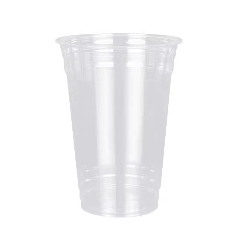98口径の厚い使い捨てコーヒーpet冷たい飲み物カッププラスチックカップレモン茶飲み物カップ使い捨てミルクカップ|undefined