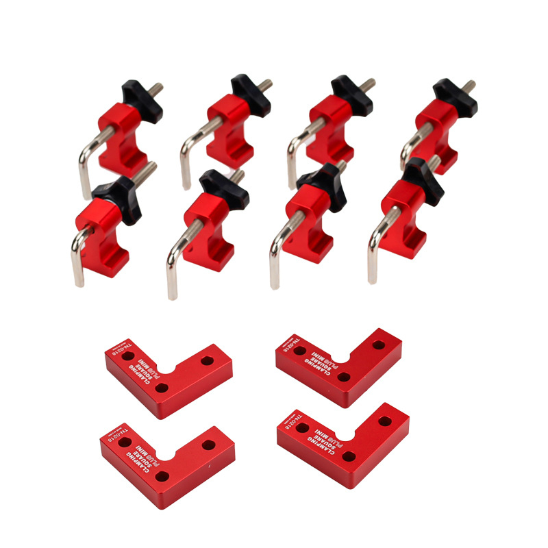 Mini wood right angle fixing clip 90 degree splicing clip woodworking auxiliary positioning fixture right angle block imposition