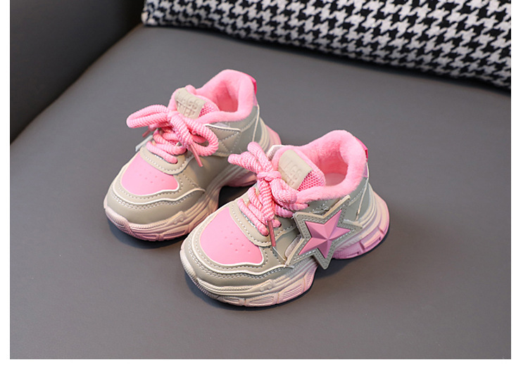 Kinderen katoenen kindermode schoenen 1-6 jaar oud 3 jongens sneaker fleece gevoerd warme meisjes hardloopschoenen peuter kinderschoenen_voghion.com