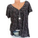 New Cross-border European and American Women's 2022 Summer Wish Amazon ebayV Collar Loose Short-sleeved Printed T-shirt