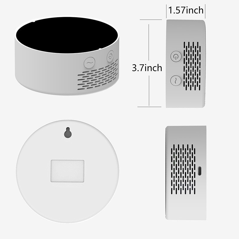 Air quality detection multifunctional gas detection in 1 carbon dioxide VOC odor gas graffiti WIFI factory