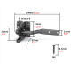 Small lock with rope black long style