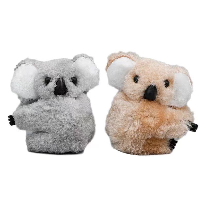 Tiktok same style small Kaola hairpin cute koala bear plush small gripper side bangs clip children's hairpin headdress
