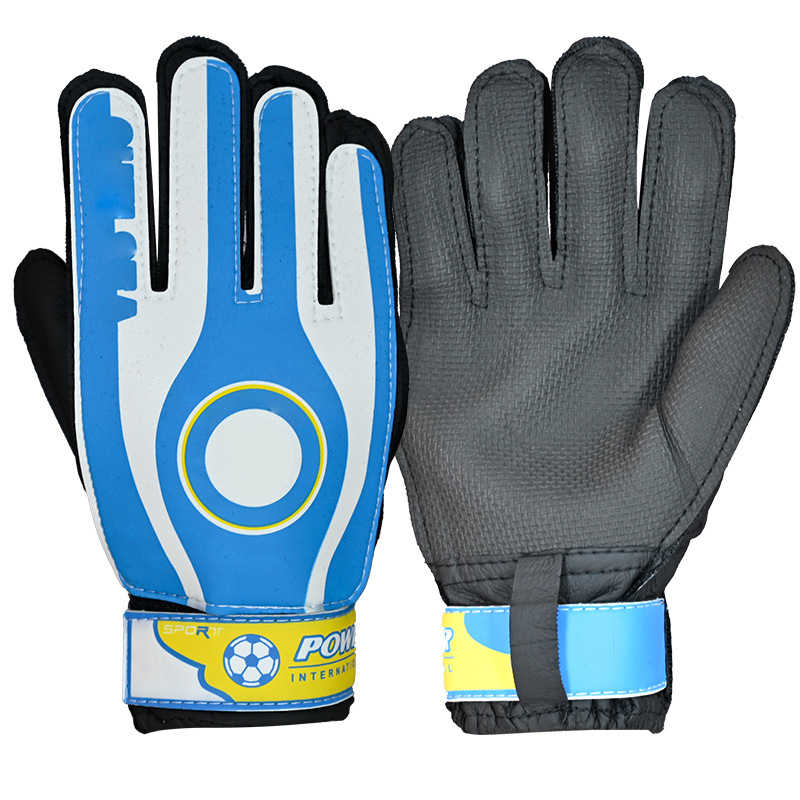 Adult Kids Team Logo Football Gloves Professional National Team Club Football Goalkeeper Gloves Gantry Hand