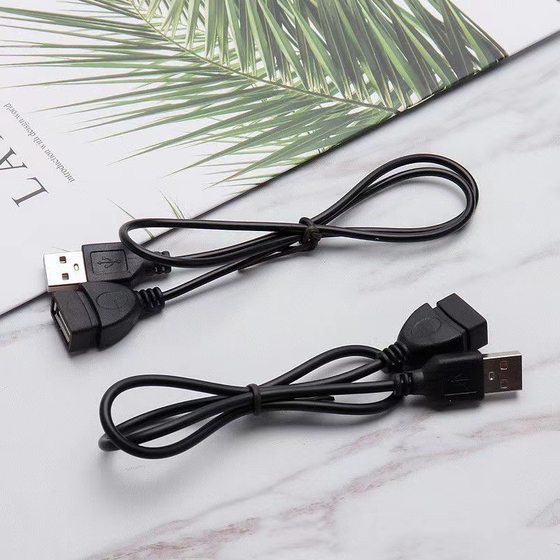 USB extension cord luggage buckle male-to-female all-copper computer usb extension data cable 60cm 1 1.5 m