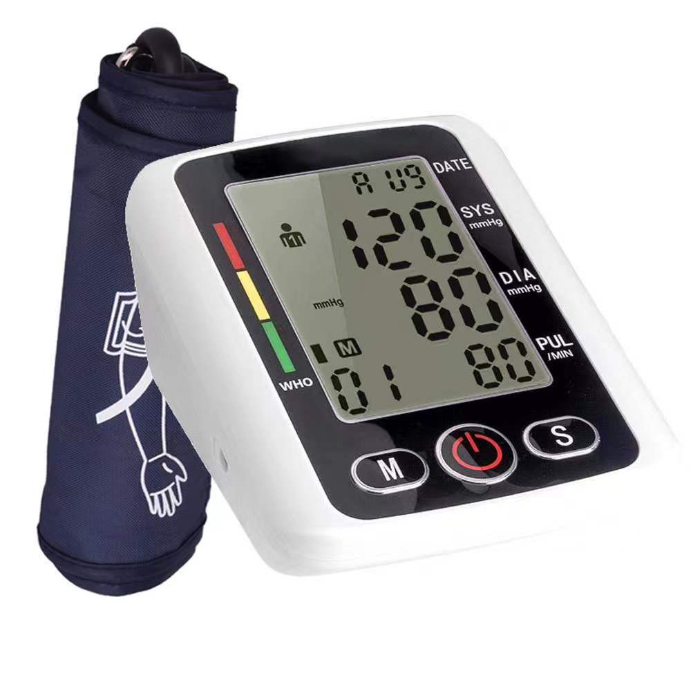 Factory direct English electronic sphygmomanometer USB plug-in home English voice Amazon export foreign trade