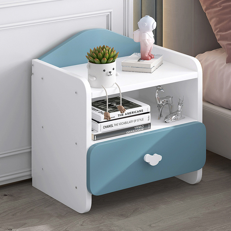 Bedside Table Storage Rack Children's Simple Modern Small Storage Cabinet for Bedroom Economical Simple Bedside Storage