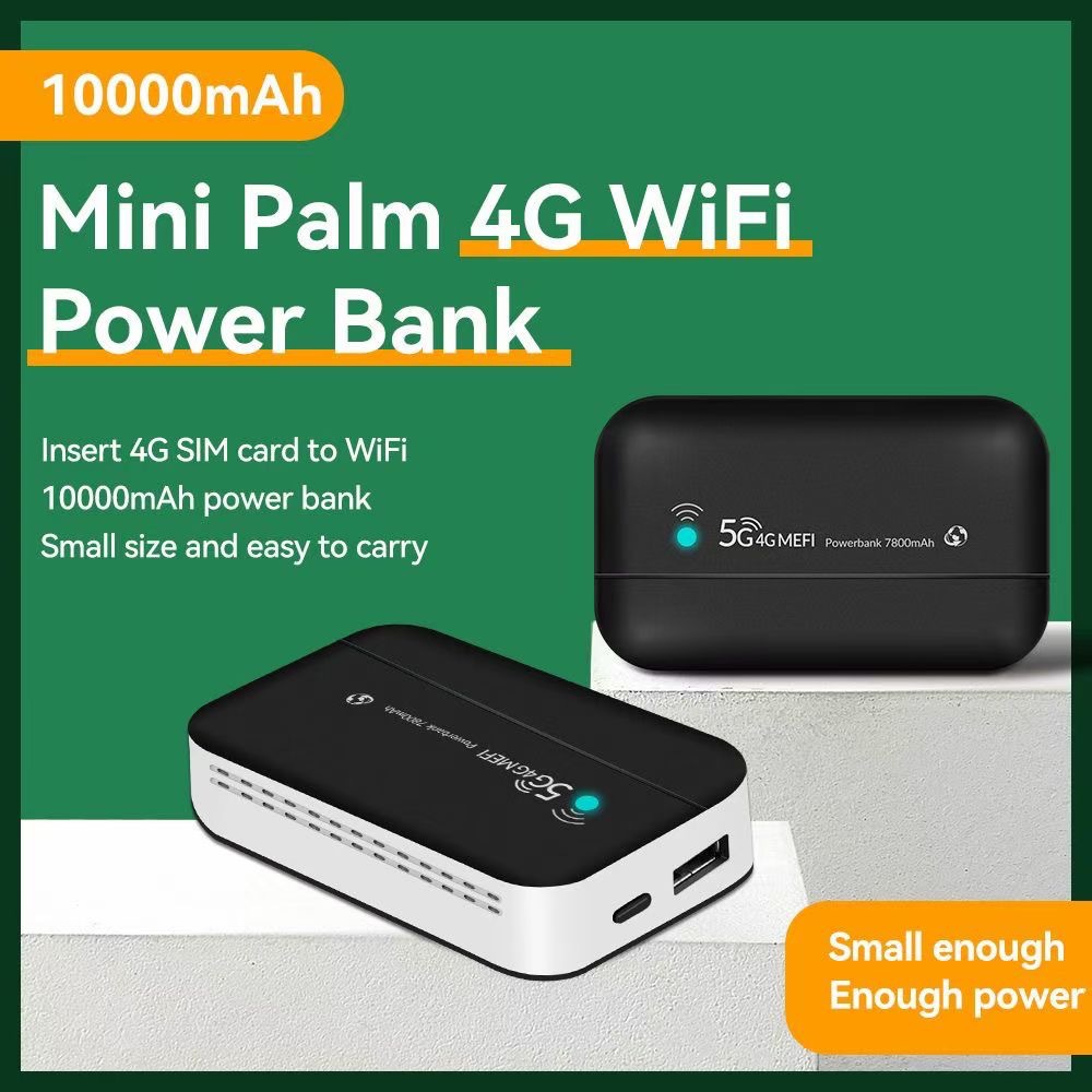 4G LTE Mobile Router charger Router TYPE-C Mobile card Router PW100