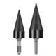 Wood splitting drill cross-border wholesale electric hammer drilling drill hole opener woodworking split cone tool set wood splitting artifact