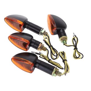 Suitable for HONDA HONDA locomotive long and short handle combination modified turn signal LED motorcycle turn signal 12v yellow light