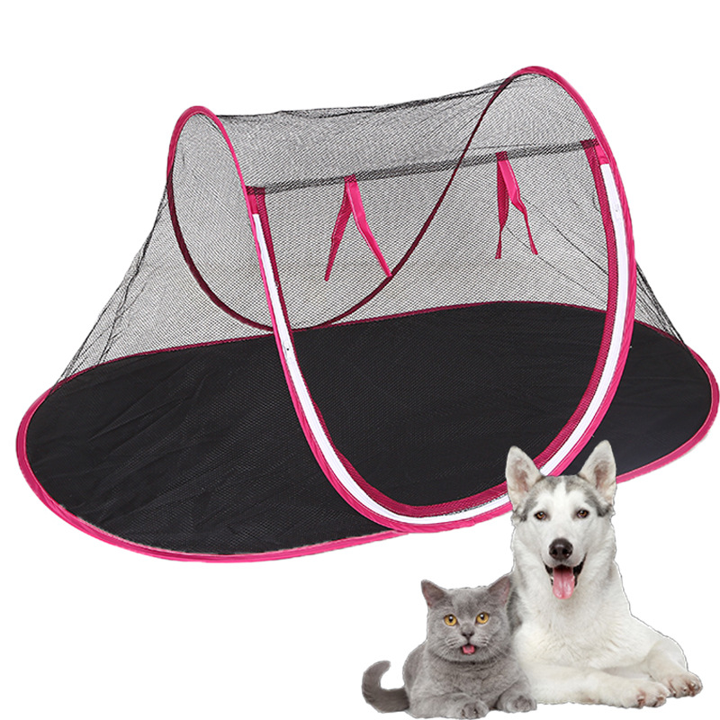 Cross-border Amazon Pet Boat Tent Dog Cage Foldable Storage Cat and Dog Tent Travel Outdoor Pet Nest Cage