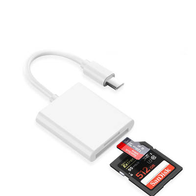 for android typec card reader sd/tf card camera OTG memory card converter Type-c card reader