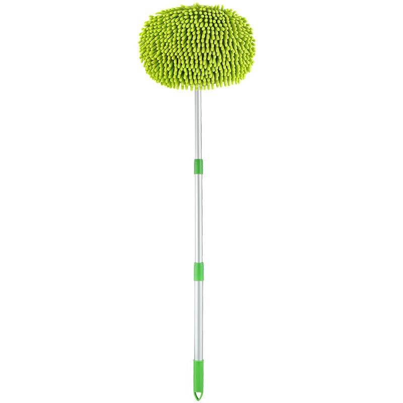 Auto supplies retractable three-section chenille car wash mop wax brush dust Duster car cleaning car wash wax mop