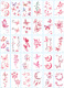 X suit (30 sheets/package do not repeat)