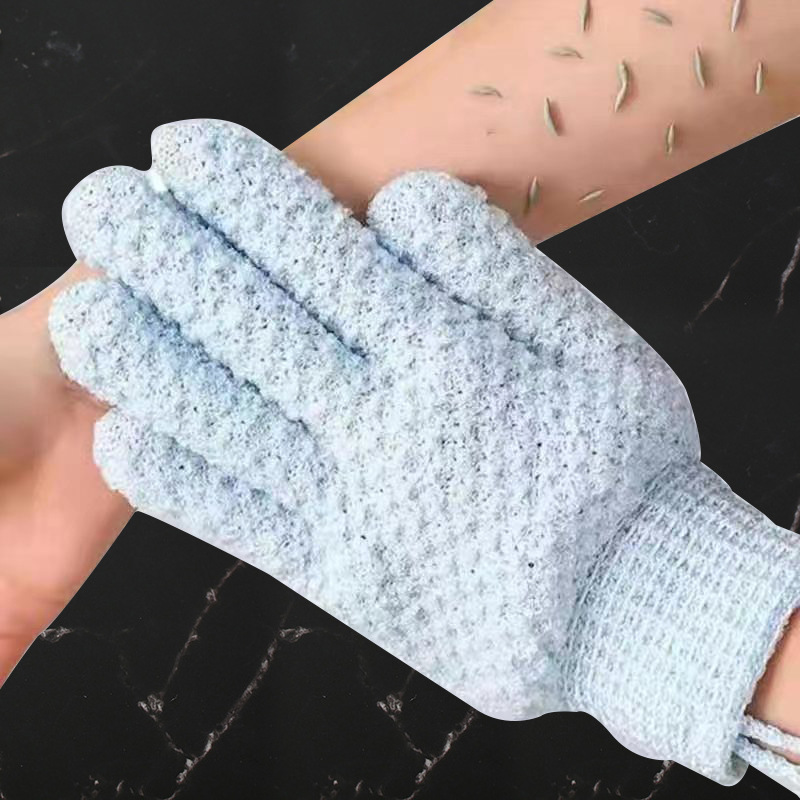 Rubbing bath towel rubbing ash thickened double-sided back rubbing artifact men's and women's Jacquard bath rubbing mud bath gloves exfoliating gloves