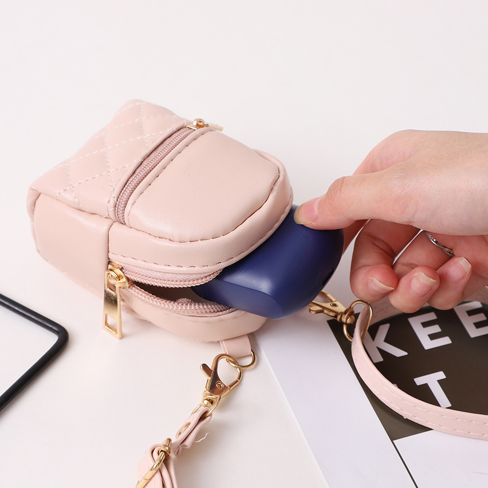Factory wholesale mini coin purse portable headset data cable storage bag creative cute all-match accessories small wallet
