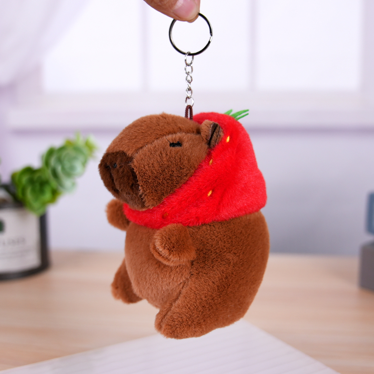 Internet celebrity cute capabala capybara pendant plush toy doll bag pendant keychain Doll Doll