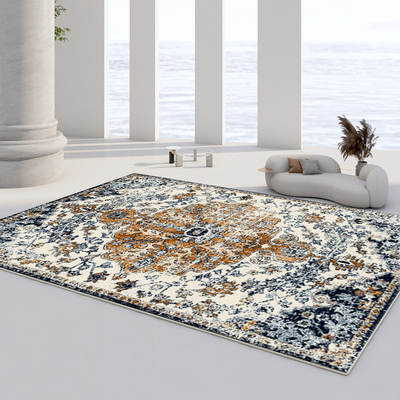 Cross-border fine cashmere carpet living room bedroom home floor mat foldable washed Persian retro style Amazon exclusive