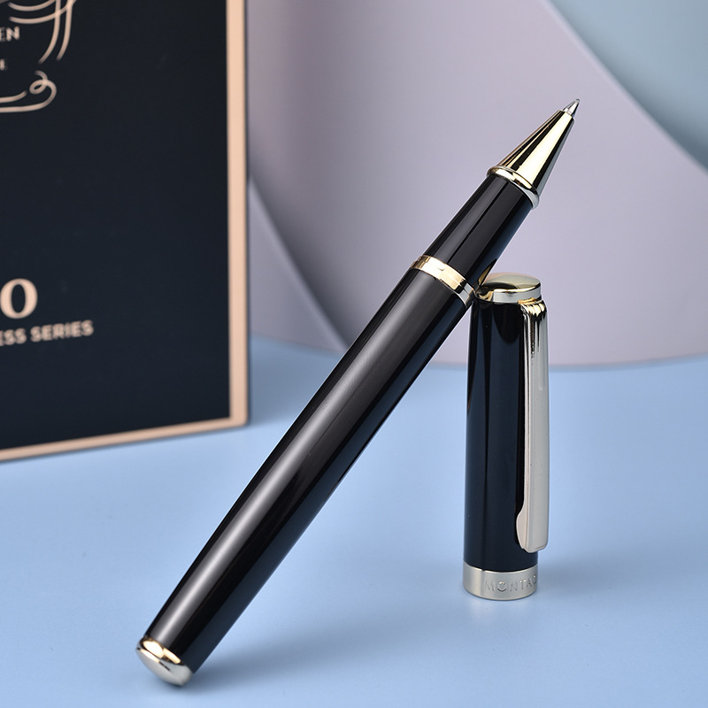 Montejiao jewelry pen m301-1 courtesy series color metal signature pen business office signature gift box