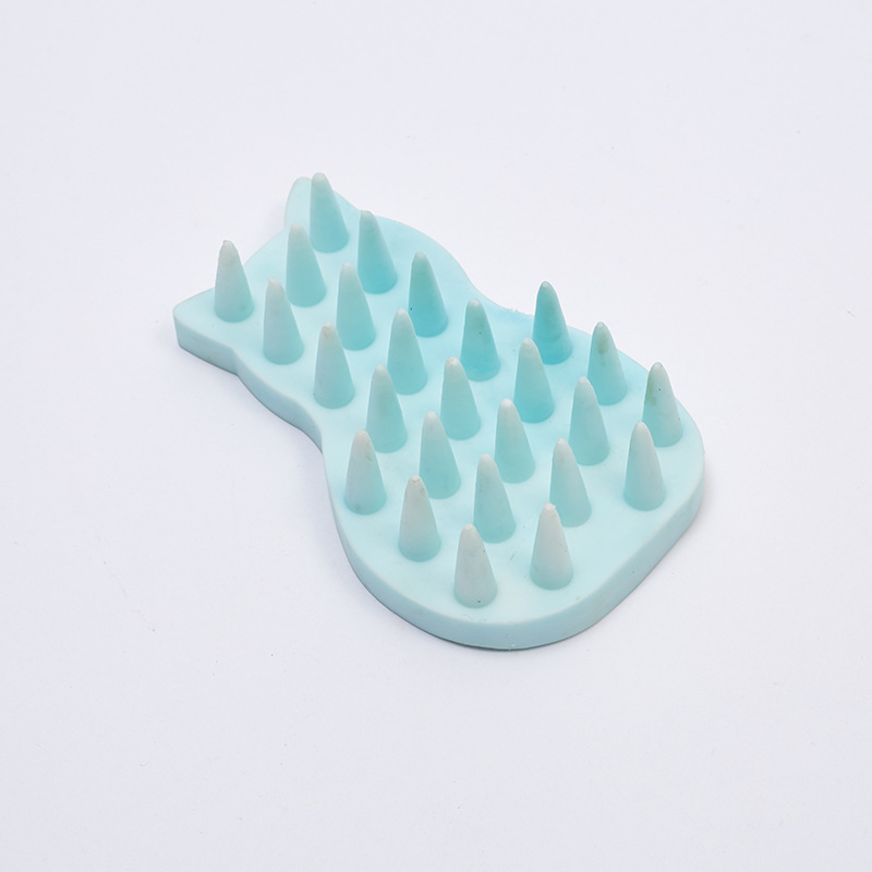 Pet supplies cat and dog massage brush to floating hair silicone massage soft hair bath deep cleaning brush factory outlet