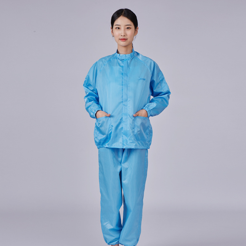Dust-free clothing anti-static split clothes dust-proof clothing protective clothing suit men's and Women's Food Factory clothing workshop dust-proof clothing