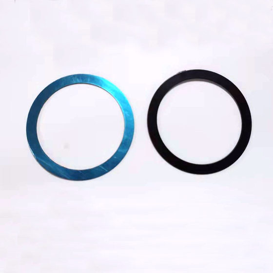 magsafe Magnetic Attractive Iron Ring Wireless Charging Magnetic Attractive Ring Plate Circular Magnetic Plate C- Type Back Sticking Magnetic Ring cd Pattern