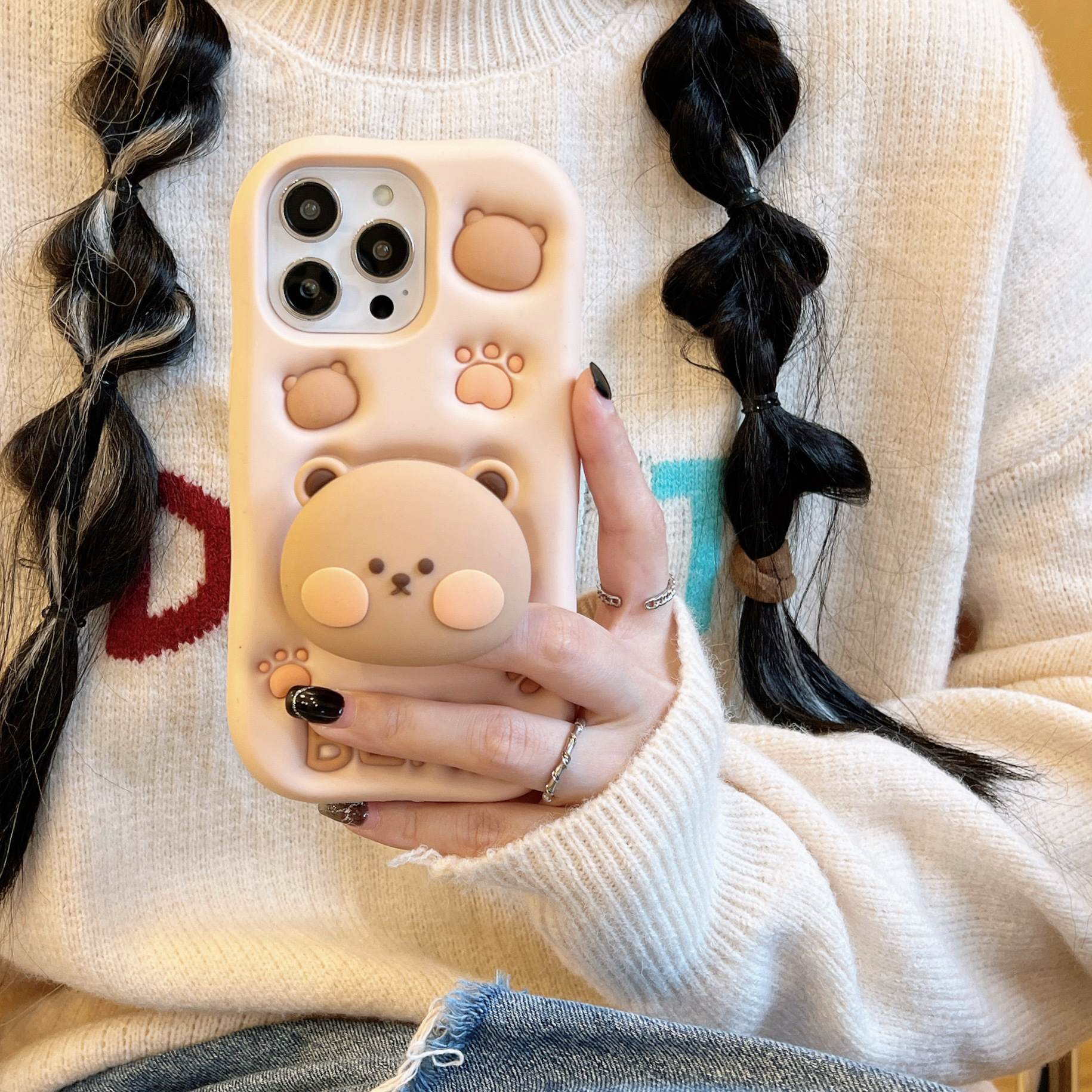 iphone15promax手機殼蘋果14硅膠12promax軟殼13卡通11可愛女款