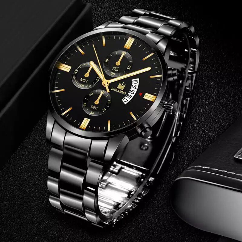 2023 New Factory Direct Supply Fashion Men's Rudder Bracelet Set Quartz Watch Simple Style Watch