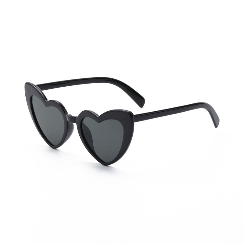 Cross-border European and American Style Love Women's Sunglasses Big Face Slimming Sunglasses Trendy Heart-shaped Fashion Sunglasses Women's Heart_voghion.com