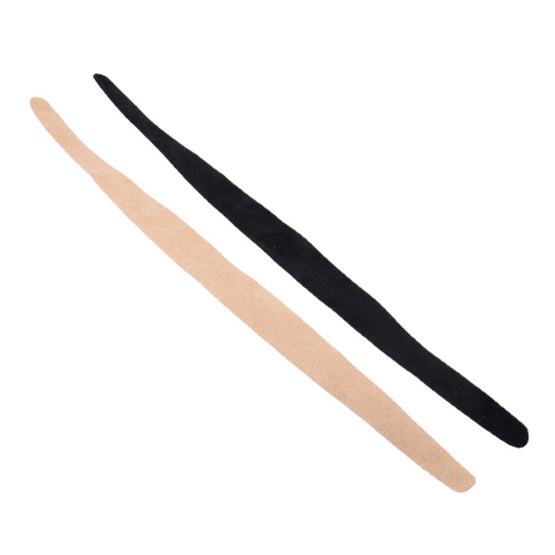 Black/beige high viscosity with adhesive suede hair bag hair band lining patch DIY headdress hair accessories
