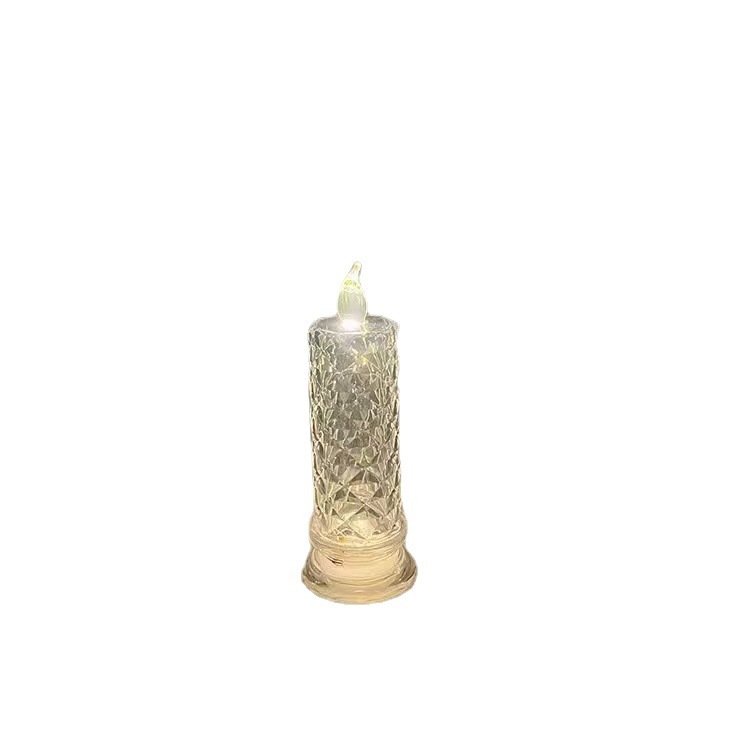 メーカー直販バラ模様プラスチックled電子ろうそく灯誕生日結婚祝い水晶灯場に道具を配置する|undefined