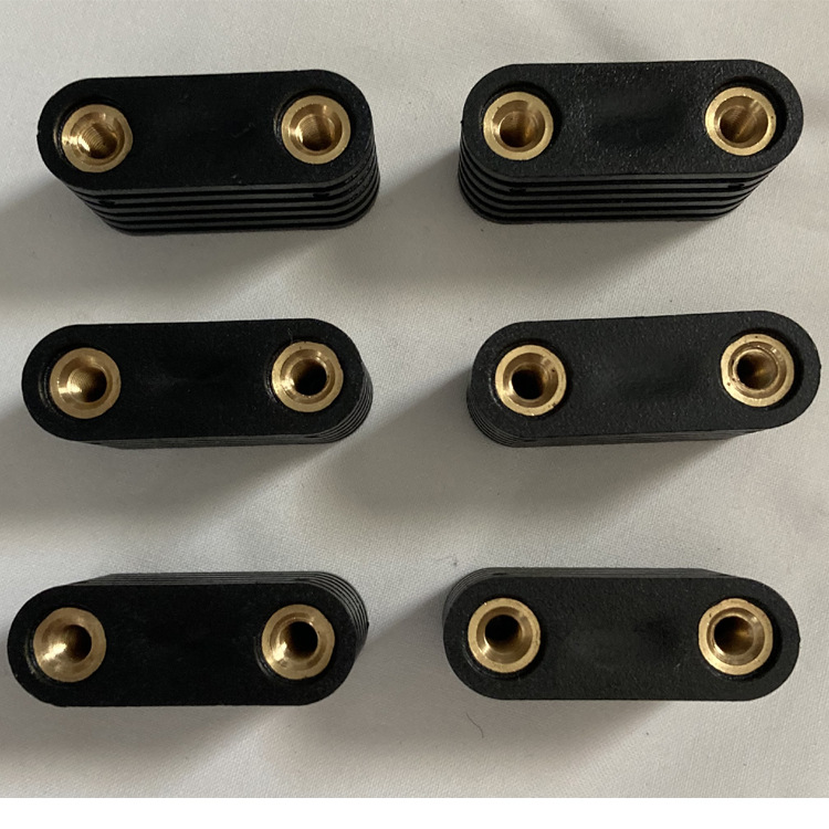 Surfboard SUP board embedded parts 2-hole groove brass nut 2-hole Footstrao insert