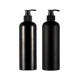 Spot supply of 500ml transparent shampoo bottle round shoulder shower gel plastic bottle beauty makeup daily pressure bottle