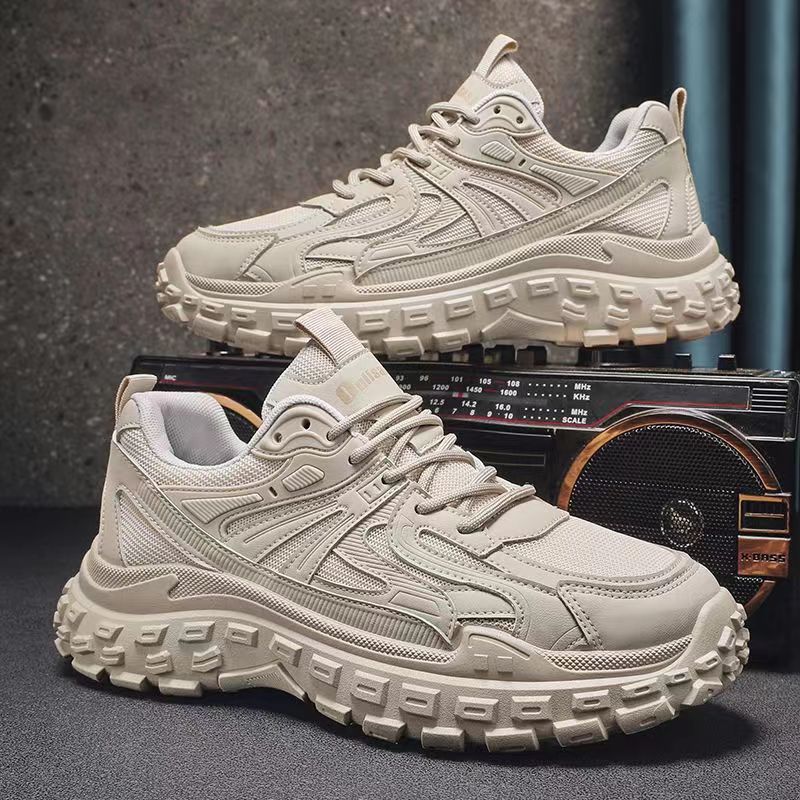 Men's Shoes Spring 2024 New Trendy Shoes All-match Casual Sports Torre Shoes Men's Teenager Mesh Breathable Running Shoes