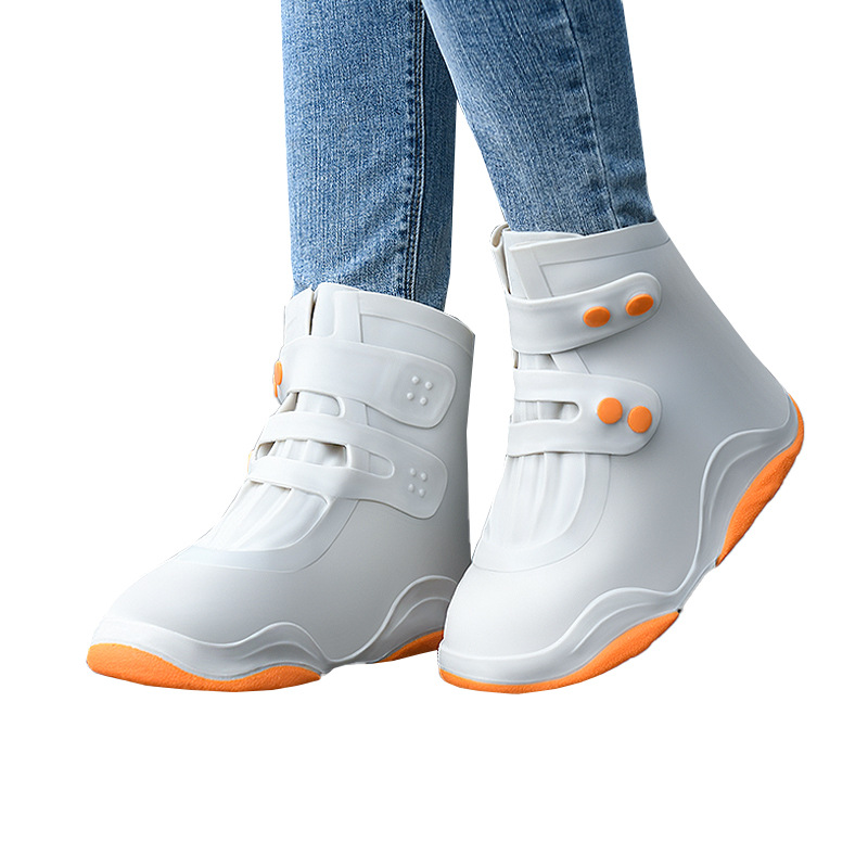 Wholesale 2023 Rain Boots Women's Waterproof Shoe Cover Rainproof Shoe Cover Rainy Day Non-slip Thickened Wear-resistant Children's Rain Boots Shake Tone