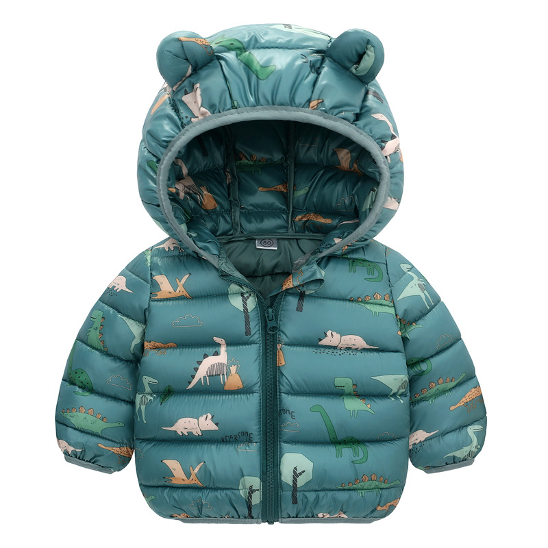 Baby cotton-padded jacket autumn and winter infant cotton-padded jacket coat cartoon ear top cotton-padded jacket cotton-padded jacket cotton-padded jacket