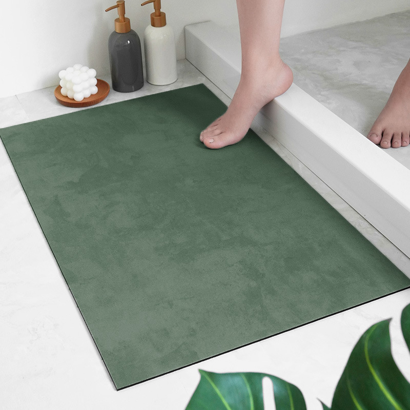 Daifa diatom mud toilet soft floor mat bathroom mouth non-slip mat strong water absorption stain-resistant non-slip foot Mat toilet quick-drying