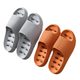Outwear Home Wear-resistant High-end Internet-famous Summer Slippers One-word 2024 Women's Sandals Men's Explosive New Sandals Non-slip