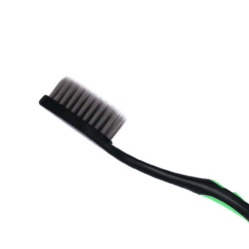 10 Pack soft bristle toothbrush small moon bamboo charcoal hair ultra-fine Super Soft adult student toothbrush family affordable wholesale