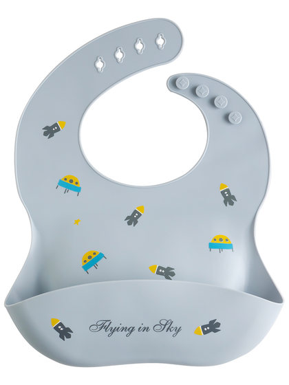 2024 New Baby silicone bib baby supplies popular saliva towel children's food bib summer bib waterproof
