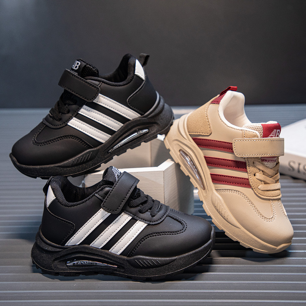 Simple girls' shoes German training shoes 2024 Spring and Autumn new children's white shoes soft bottom Boys' board shoes casual sports