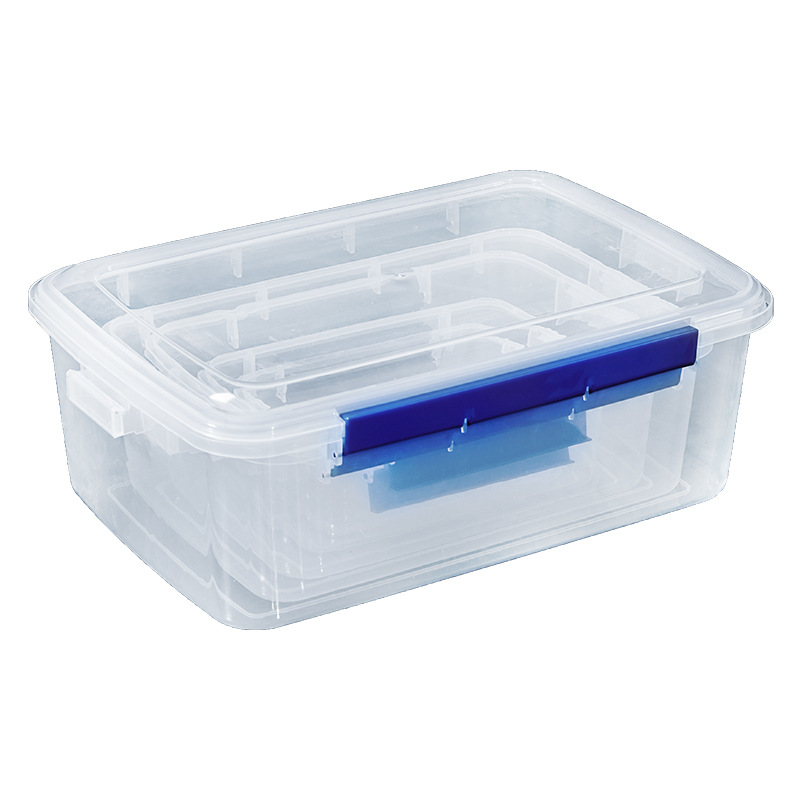 Kitchen refrigerator commercial food grade transparent plastic crisper frozen sealed storage box hotel dedicated large capacity