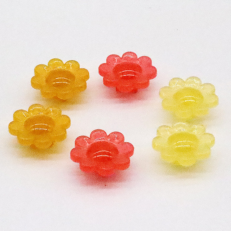 Bicycle decorations colored beads bicycle mountain bike stroller steel wire spokes plastic colored beads ring decorations