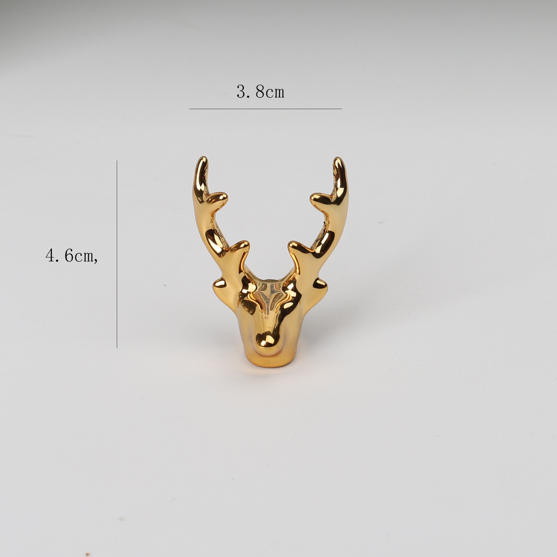 Home accessories elk handle fawn light luxury accessories handle tissue box daily necessities with lid handle top beads