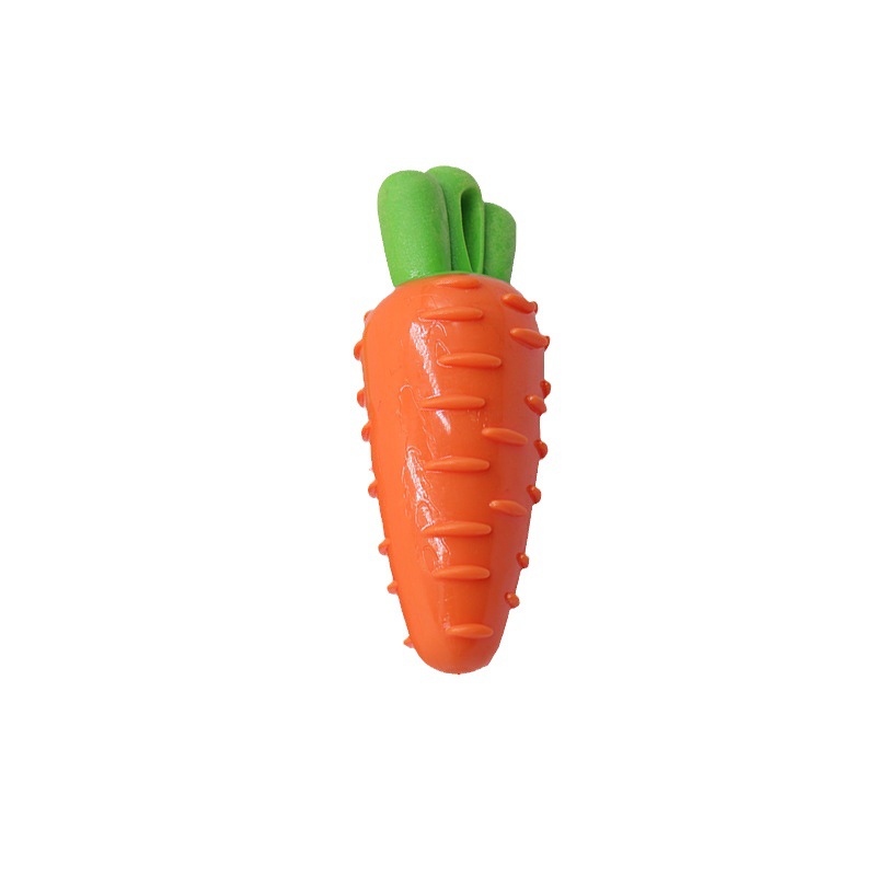 Pet Toy TPR fruit and vegetable sound-making teether bite-resistant interactive training relieving stuffy dog sound-making dog toy wholesale