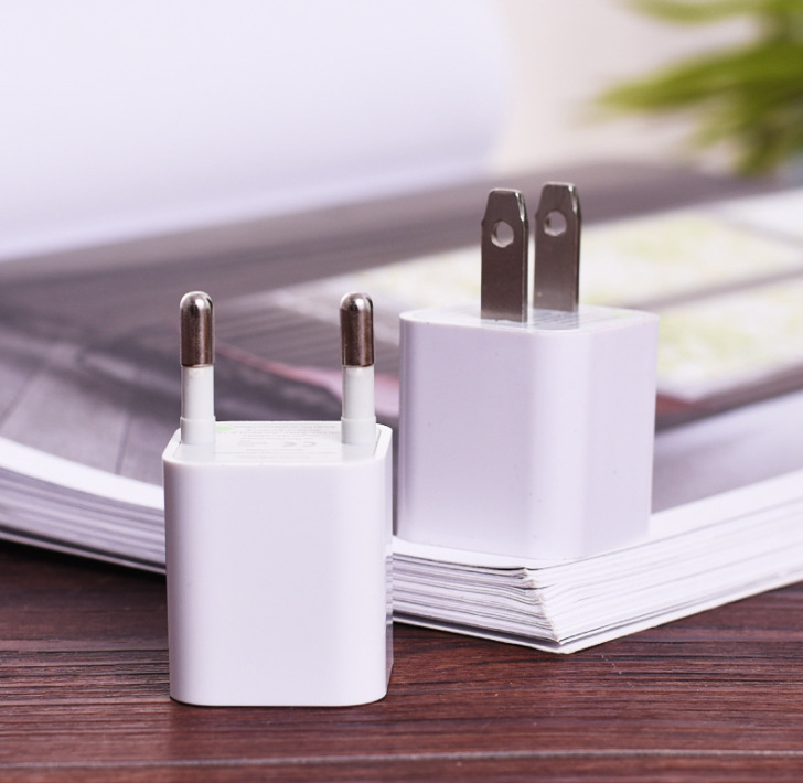 5V 1A Charger Small Appliance Adapter Mobile Phone Charger Green Point Single USB A21 Fifth Generation 1A Charging Head